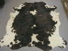 002 Dark Brown and White  Cowhide Rug �325