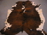 005 Red Brown Brindle Cowhide Rug �325
